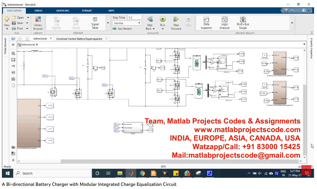 A Bidirectional Battery Charger with Modular Integrated Charge